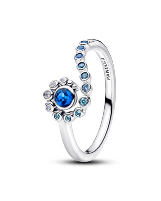 Pandora Αστραφτερό Δαχτυλίδι Disney Moana Πέτρες Ασήμι 925 Βαθμών Κωδικός 194641C01-52
