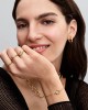 Pandora Δαχτυλίδι με Κυματιστή γάμπα 925 Βαθμών Επιχρυσωμένο με Κίτρινο χρυσό Κωδικός 163885C00-50