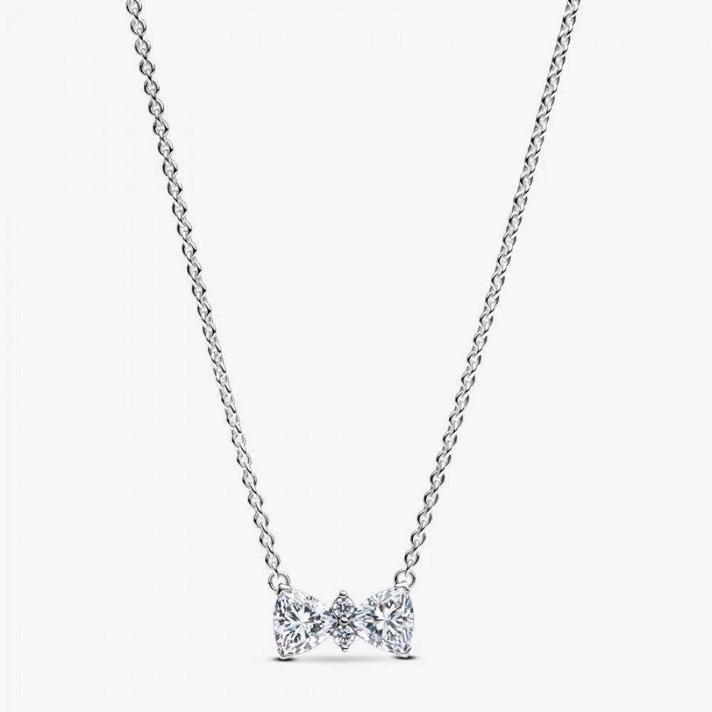 Pandora Κολιέ Φιόγκος Ασήμι 925 Βαθμών Κωδικός 393509C01
