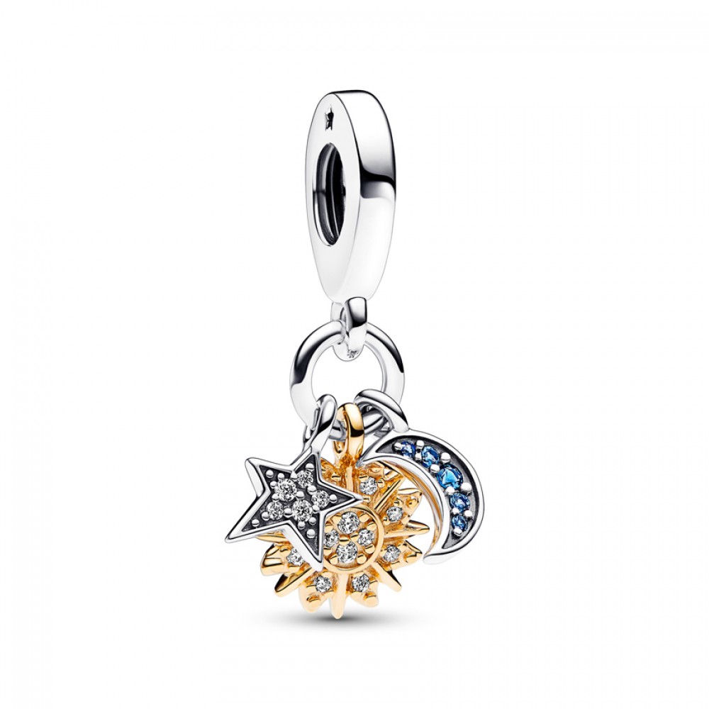 Pandora Κρεμαστό Σύμβολο Celestial Ασήμι 925 Βαθμών Πέτρες Κωδικός 762676C01
