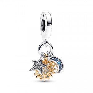 Pandora Κρεμαστό Σύμβολο Celestial Ασήμι 925 Βαθμών Πέτρες Κωδικός 762676C01