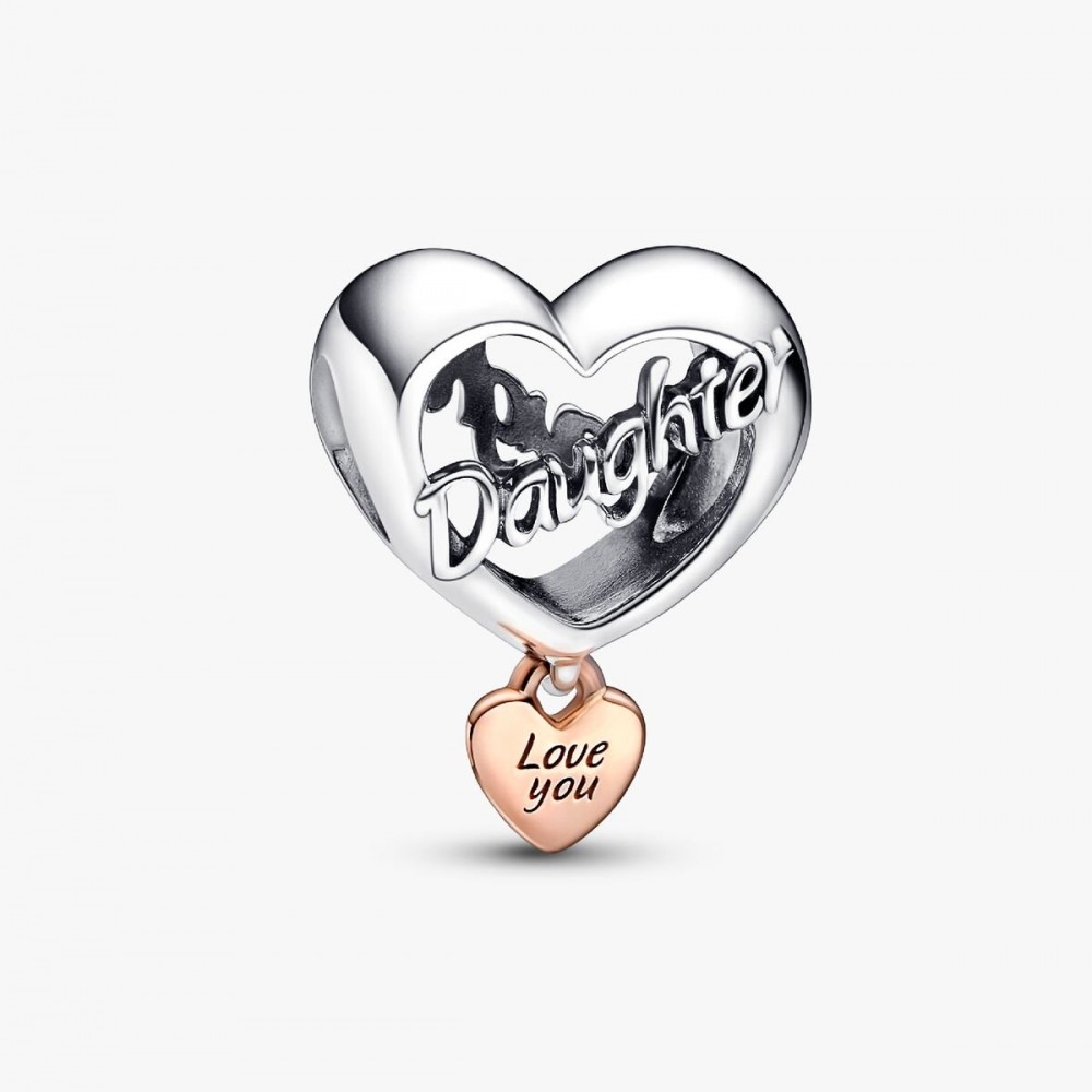 Pandora Κρεμαστό Σύμβολο Καρδιά Love You Κόρη Ασήμι 925 Βαθμών Κωδικός 782327C00