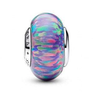 Pandora Σύμβολο Μωβ γυαλί Murano  Ασήμι 925 Βαθμών Κωδικός 791691C05