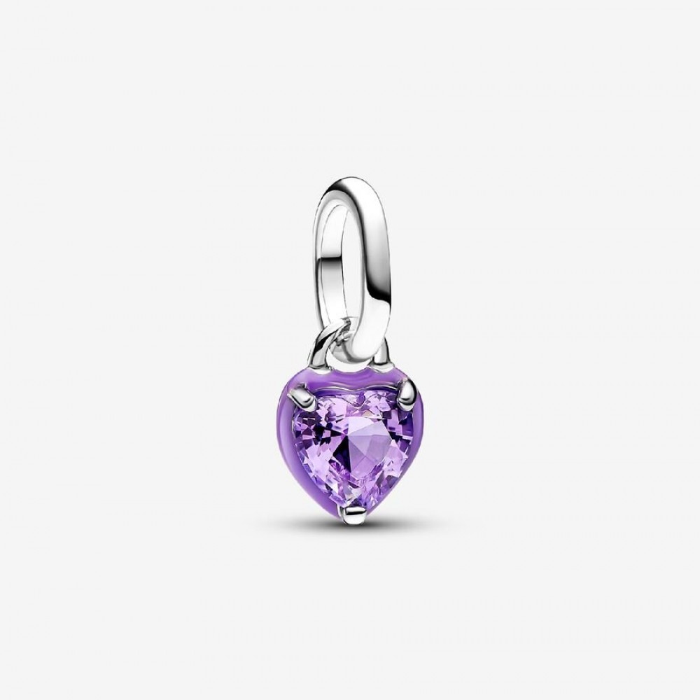 Pandora Mini Κρεμαστό Σύμβολο Pandora Καρδιά Τσάκρα Πέτρες 925 Βαθμών Πέτρες Κωδικός 793042C04