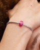 Pandora Μικρό Charm Ροζ Γυαλί Murano Ασήμι 925 Βαθμών Κωδικός 793107C00