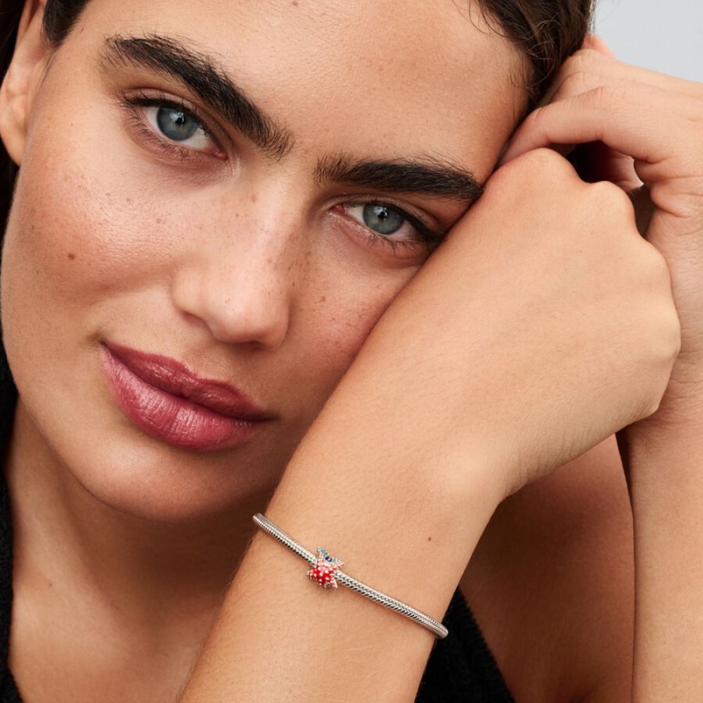 Pandora Πολύχρωμο Μινι Σύμβολο Αστερίας Ασήμι 925 Βαθμών Κωδικός 793817C01