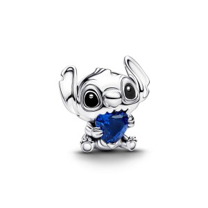 Pandora Σύμβολο Μπλε καρδιά Disney Stitch Ασήμι 925 Βαθμών Κωδικός 794731C01