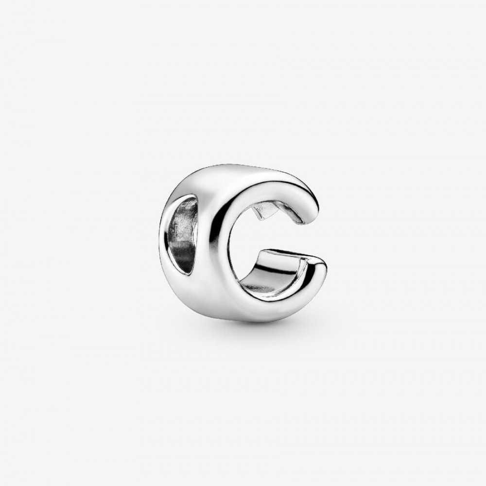 Pandora Σύμβολο Γραμμα C Ασήμι 925 Βαθμών Κωδικός 797457