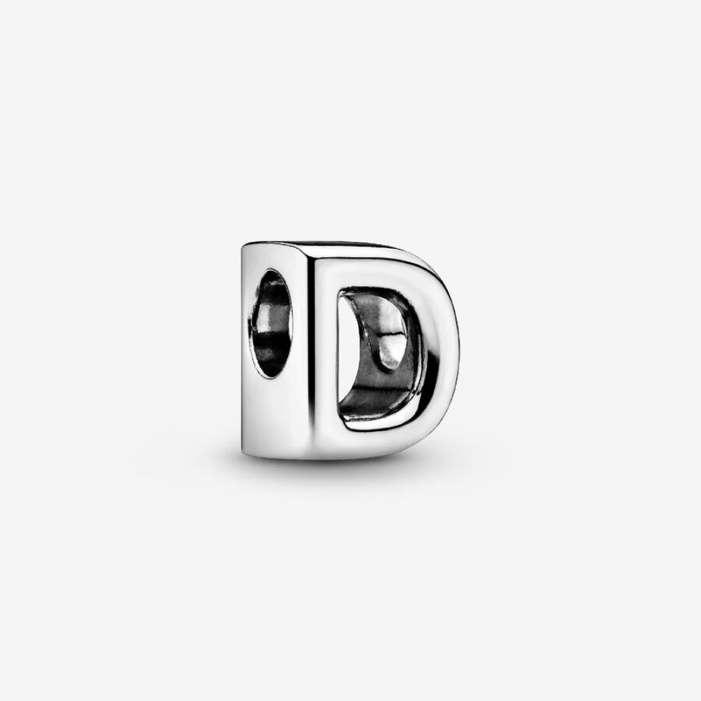 Pandora Σύμβολο Γραμμα D Ασήμι 925 Βαθμών Κωδικός 797458