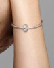 Pandora Σύμβολο κλιπ Διπλή σειρά pavé Ασήμι 925 Βαθμών Κωδικός 798422C01