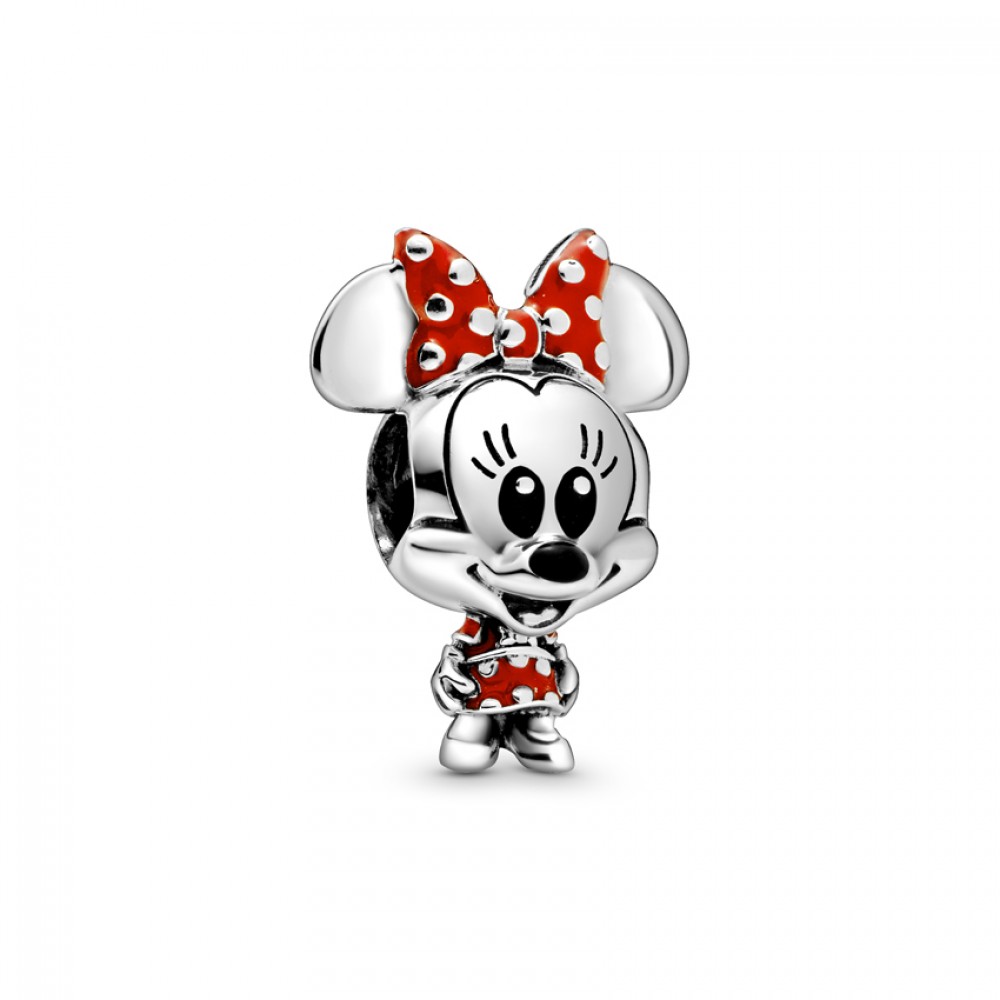 Pandora Σύμβολο Minnie Disney Ασήμι 925 Βαθμών Κωδικός 798880C02