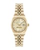Philipp Plein Date Superlative PWNFA0525 Three Hands Επιχρυσωμένο ανοξείδωτο ατσάλι Μπρασελέ Χρυσό χρώμα Κρύσταλλα