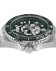 Philipp Plein The Skull Diver PWOAA0622 Three Hands Ανοξείδωτο ατσάλι Μπρασελέ Πράσινο χρώμα καντράν Περιστρεφόμενη στεφάνη