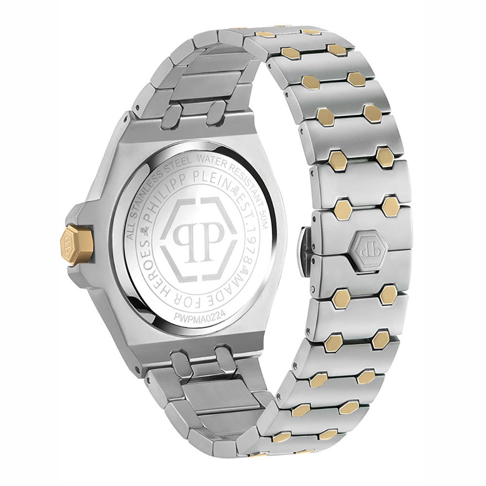 Philipp Plein Extreme PWPMA0224 Quartz Ανοξείδωτο ατσάλι Μπρασελέ Πράσινο χρώμα καντράν