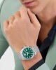 Philipp Plein Superlative PWPNA0124 Quartz Ανοξείδωτο ατσάλι Μπρασελέ Πράσινο χρώμα καντράν