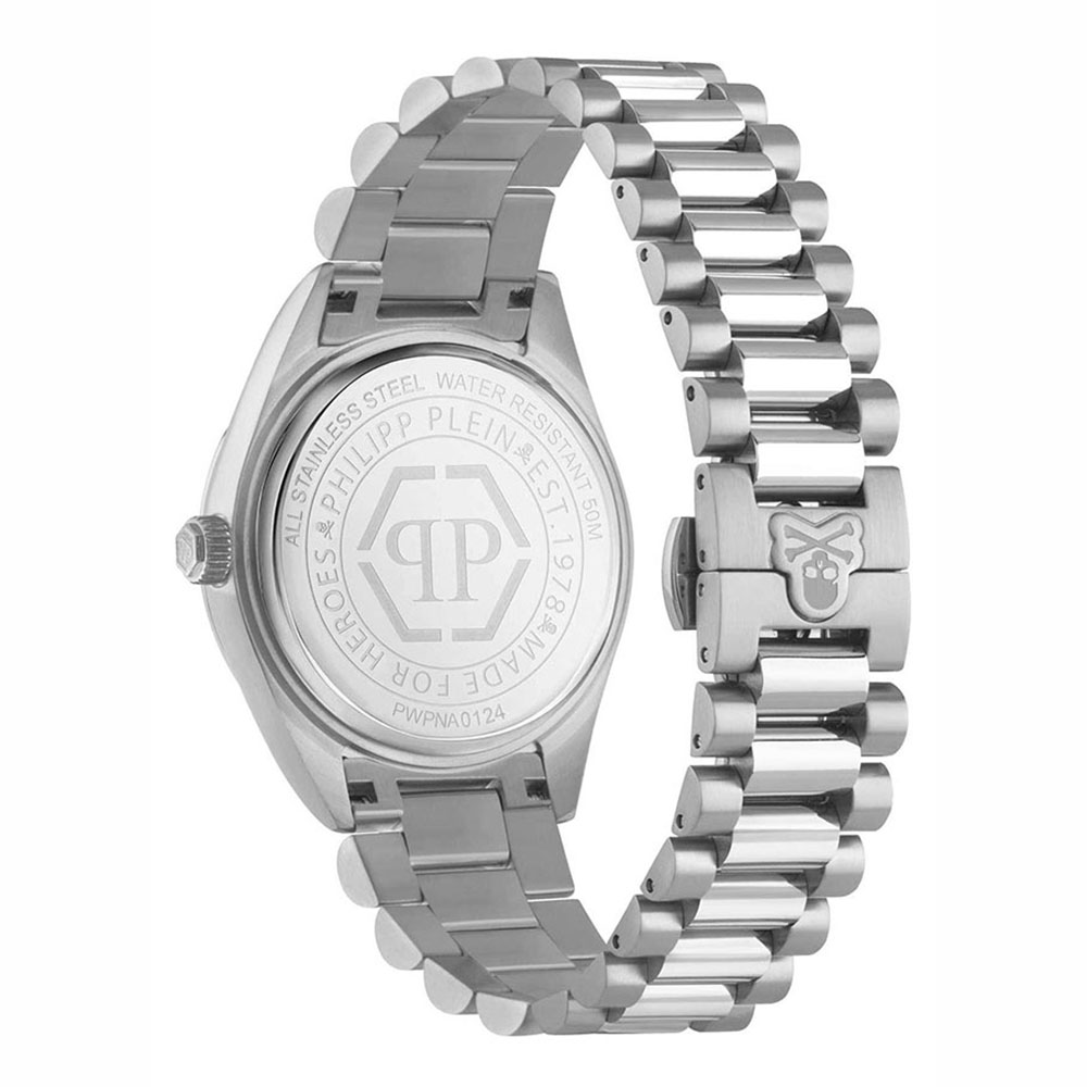 Philipp Plein Superlative PWPNA0124 Quartz Ανοξείδωτο ατσάλι Μπρασελέ Πράσινο χρώμα καντράν