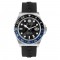 Philipp Plein Challenger PWYBA0123 Quartz Ανοξείδωτο ατσάλι Μαύρο καουτσούκ λουρί Μαύρο χρώμα καντράν Περιστρεφόμενη στεφάνη
