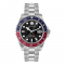 Philipp Plein Challenger PWYBA0223 Quartz Ανοξείδωτο ατσάλι Μπρασελέ Μαύρο χρώμα καντράν Περιστρεφόμενη στεφάνη