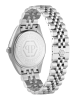 Philipp Plein Date Superlative PWYFA0125 Three Hands Ανοξείδωτο ατσάλι Μπρασελέ Ροζ χρώμα καντράν Κρύσταλλα