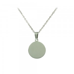 Pendant with chain made of  Steel Code 006130