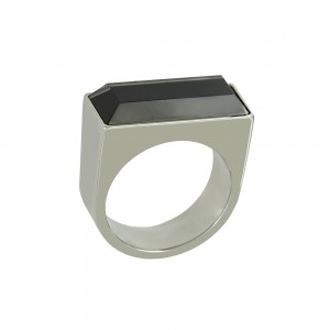 Men's ring Calvin Klein made of Steel Onyx Code 009188