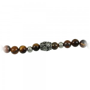 Men's steel bracelet with industrial glass Code 011362