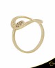 Δαχτυλίδι Crescent Full Brilliant Κίτρινος χρυσός Κ14 Κωδικός 6813