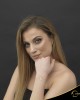 Βραχιόλι Crescent Full Light Brown color Brilliant Κίτρινος χρυσός Κ14 Κωδικός 6814