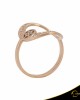 Δαχτυλίδι Crescent Full Brilliant Ροζ χρυσός Κ14 Κωδικός 7102