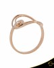 Δαχτυλίδι Crescent Single Brilliant Ροζ χρυσός Κ14 Κωδικός 7140