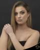 Βραχιόλι Crescent Single Black color Brilliant Ροζ χρυσός Κ14 Κωδικός 9242