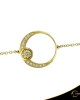 Βραχιόλι Crescent Full Brilliant Κίτρινος χρυσός Κ14 Κωδικός 6269