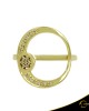 Δαχτυλίδι Crescent Full Light Brown color Brilliant Κίτρινος χρυσός Κ14 Κωδικός 6811