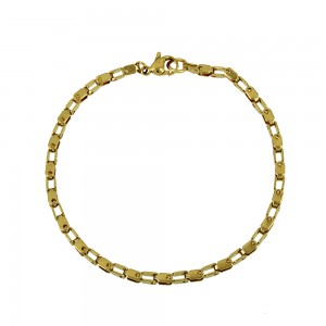 Bracelet made of yellow gold plated Steel Code 008294