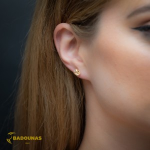 Earrings Yellow gold K14 Code 009010