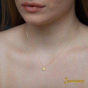 Necklace Yellow gold K14 with diamond Code 009317