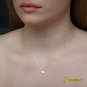 Necklace Yellow gold K14 with Diamond Code 009320