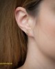 Earrings Star Yellow gold K14 Code 011512