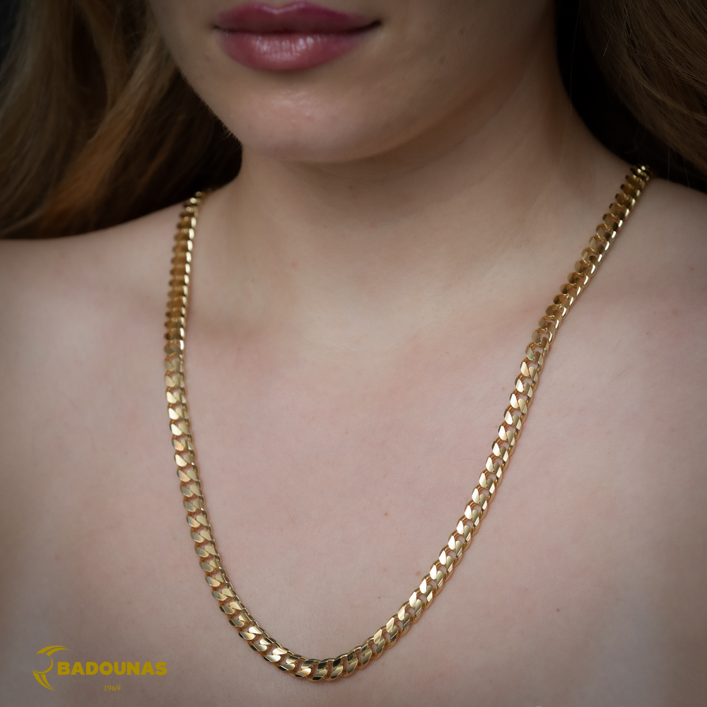 Chain K14 solid Yellow gold Code 012656