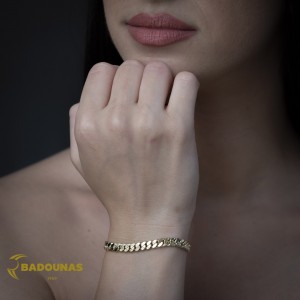 Βραχιόλι Κίτρινος χρυσός Κ14 Κωδικός 015741