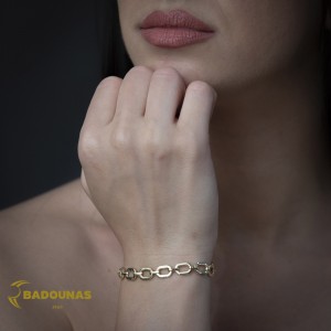 Βραχιόλι Κίτρινος χρυσός Κ14 Κωδικός 015782