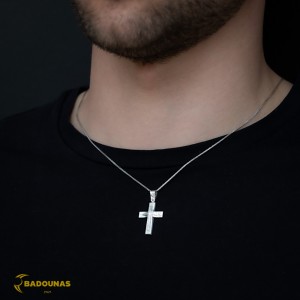 Αντρικός σταυρός Κίτρινος χρυσός Κ14 Κωδικός 002691