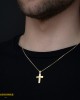 Αντρικός σταυρός Κίτρινος χρυσός Aneli collection K14 Κωδικός 008647