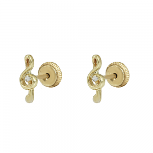 Earrings for baby girl Note Yellow gold K9 Code 012857