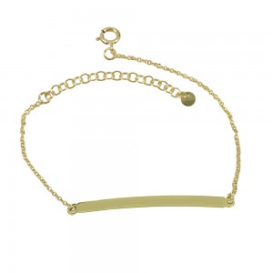 Bracelet for baby Yellow gold K14 Code 005591