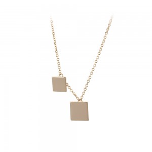 Necklace Pink gold K14 Code 007547