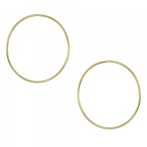 Earring rings Yellow gold K14 Code 008091