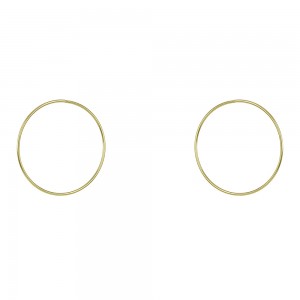 Earring rings Yellow gold K14 Code 008093