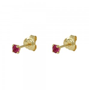 Earrings for baby girl Yellow gold K14 Code 008379