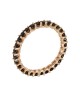 Δαχτυλίδι Ολόβερο Ροζ χρυσός Κ14 με ημιπολύτιμες πέτρες Κωδικός 008408
